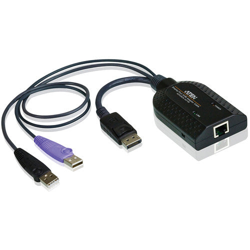 ATEN Adaptador KVM Virtual Media DisplayPort USB con Lector de Tarjetas Inteligente CPU Module