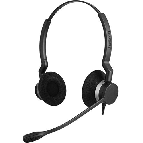 Jabra BIZ 2300 QD Duo Auricular para Teléfono Dual Estéreo y Micrófono Cancelador de Ruido