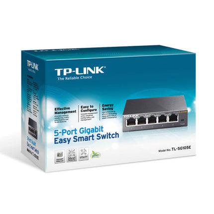 TP-Link TL-SG105E Switch Gigabit 5 Puertos 10 100 1000 Mb/s VLAN