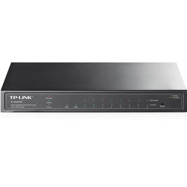 TP-Link TL-SG2210P Switch 8 Puertos Gigabit 2 SFP PoE 802.3af