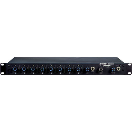 Shure SCM810 mezclador de micrófonos 8 canales 48V phantom power rackmount