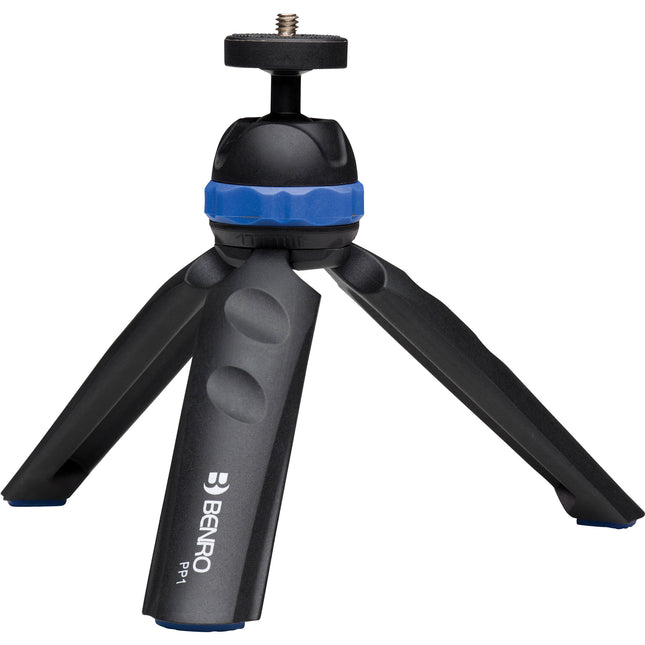 Benro PP1 PocketPod Trípode de Mesa con Adaptador para Smartphone y Capacidad 1.5 kg Altura 13.5 cm