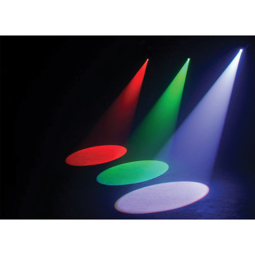 American DJ Pinspot LED Quad DMX Luz RGBW 15° Ángulo 6 Canales DMX