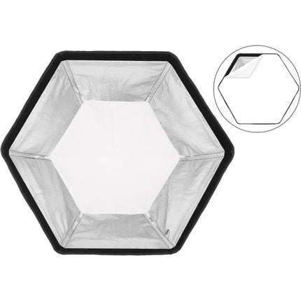 Impact Hexi 24 Speedlight Softbox para flashes con soporte ajustable y difusores