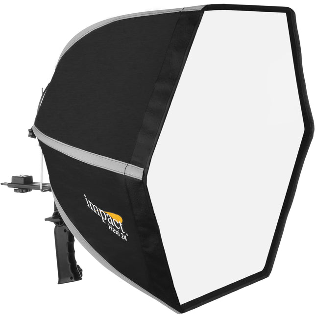 Impact Hexi 24 Speedlight Softbox para flashes con soporte ajustable y difusores