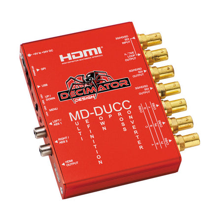 DECIMATOR MD-DUCC Convertidor de Video Multi-Definición SDI HDMI 10-Bit 16 Canales Audio
