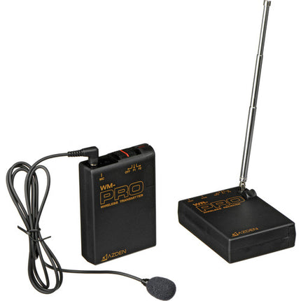 Azden WLX-PRO+i Sistema de Micrófono Lavalier Inalámbrico VHF para Smartphones 169 170 MHz