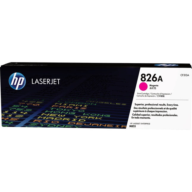 Tóner HP 826A Magenta para impresora Color LaserJet Enterprise M855