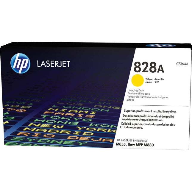 HP 828A Yellow Drum para impresora LaserJet Enterprise M855 y M880