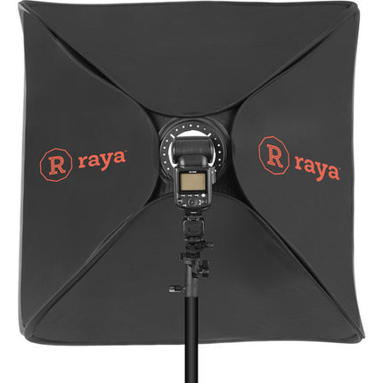 Raya EFS-24 Softbox plegable 61x61 cm con difusor frontal y estuche de transporte