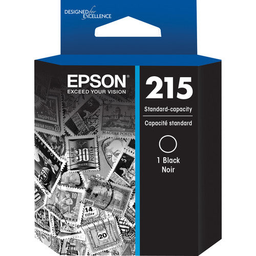 Cartucho de Tinta Epson T215 DuraBrite Ultra Negro Capacidad Estándar para Impresora Móvil WorkForce WF-100