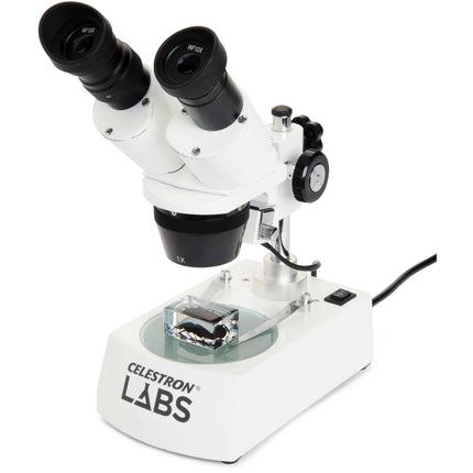 CELESTRON LABS S10-60 Microscopio 10x 60x Distancia Trabajo AjusteInterpupilar