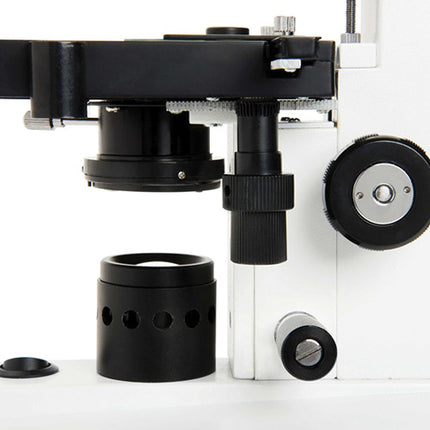 CELESTRON LABS CB2000CF Microscopio Compuesto Binocular con Objetivos 4x a 100x y Platina Mecánica 4.3 x 4.7 pulgadas
