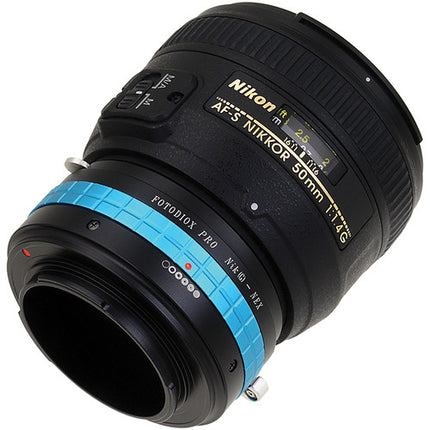 FotodioX Adaptador montura Nikon F G-Type a Sony E con anillo de apertura