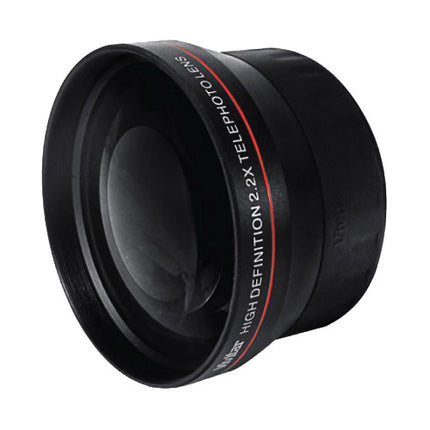 Vivitar 2.2x Teleobjetivo para Rosca 58mm Multicapa Metal Funda