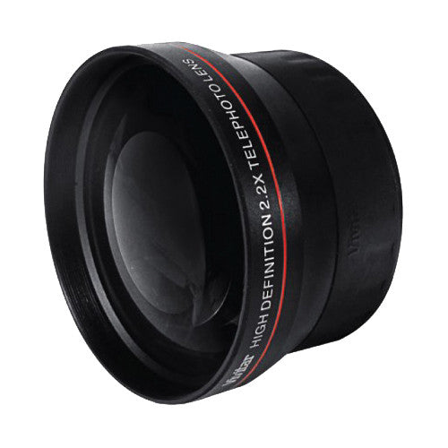 Vivitar 2.2x Teleobjetivo para Rosca 58mm Multicapa Metal Funda