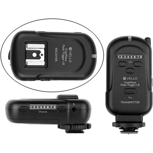 Vello FreeWave LR Kit disparador inalámbrico 2.4 GHz alcance 600 pies