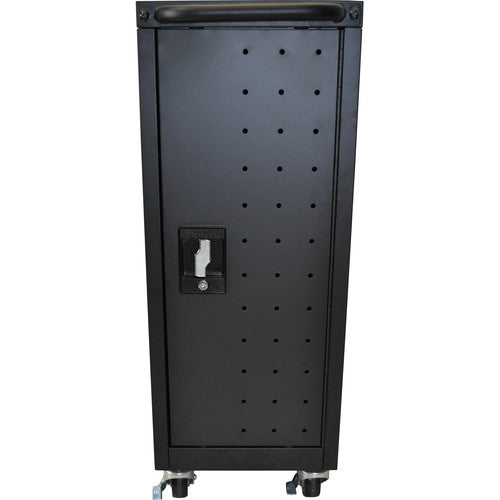 Luxor LLTM16-B-V2 Estación de Carga para 16 Tablets y Chromebooks con Cerradura y Ruedas