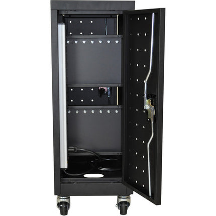 Luxor LLTM16-B-V2 Estación de Carga para 16 Tablets y Chromebooks con Cerradura y Ruedas