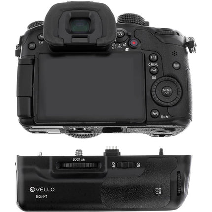 Vello BG-P1 Empuñadura Batería para Panasonic Lumix GH3 y GH4 con Control Vertical y Batería Extra DMW-BLF19