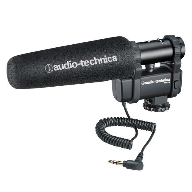 Audio-Technica AT8024 Micrófono para Cámara Estéreo Mono 39 Pulgadas Cable