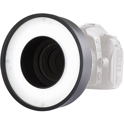 Kaiser KR 90 Aro de Luz LED 30 Lámparas 5500K 2 Horas Batería Recargable Kit Adaptadores