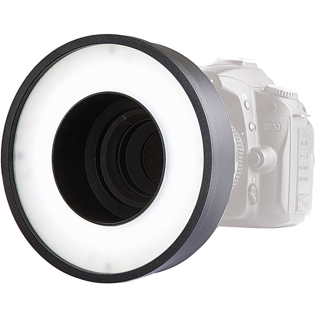 Kaiser KR 90 Aro de Luz LED 30 Lámparas 5500K 2 Horas Batería Recargable Kit Adaptadores
