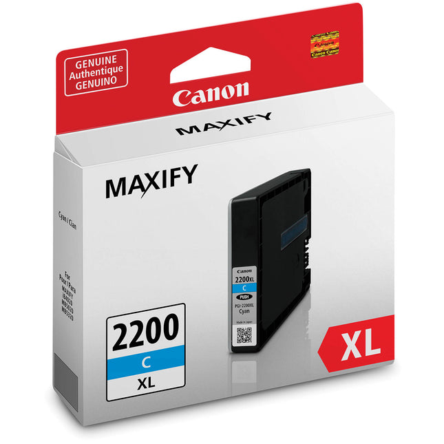Canon PGI-2200 XL Tanque de Tinta Pigmentada Cyan para MAXIFY 1755 páginas