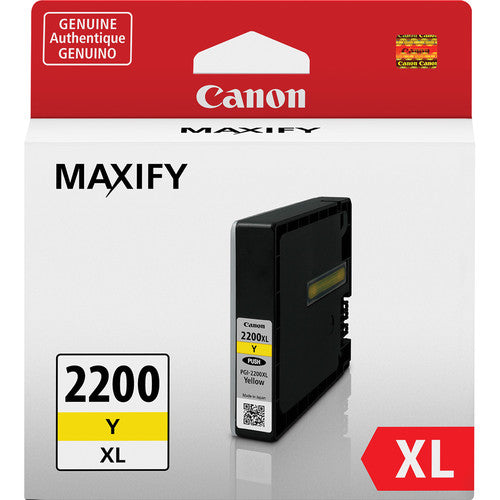 Canon PGI-2200 XL Tinta Amarilla Pigmentada Tanque 1520 páginas para MAXIFY