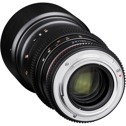 Rokinon 135mm T2.2 Cine DS Objetivo para Canon EF Montura con Foco Manual y Apertura De-Clicked