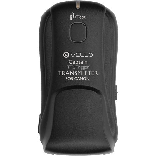 Vello FreeWave Captain Sistema de Disparo TTL Inalámbrico para Canon Alcance 300 Pies 4 Canales