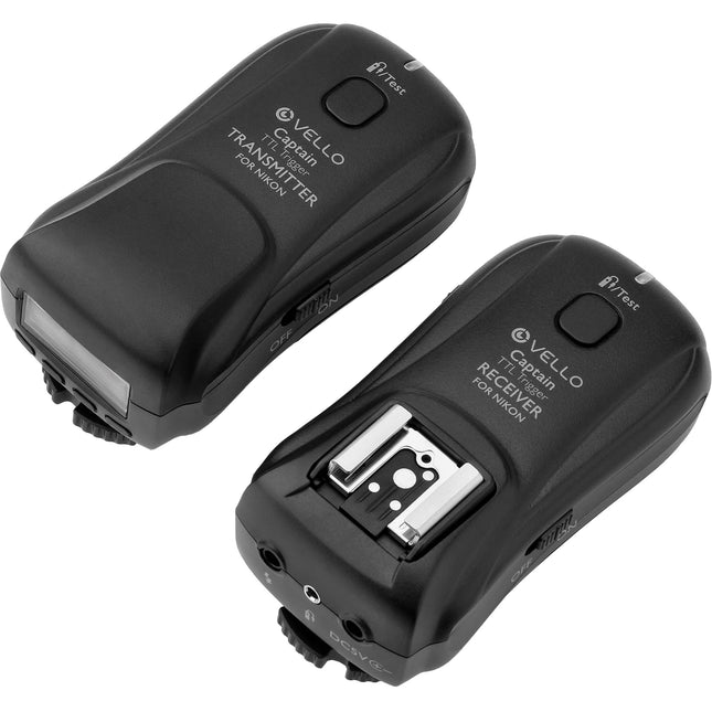 Vello FreeWave Captain Sistema de Disparador Inalámbrico TTL Nikon 2.4 GHz Alcance 300'