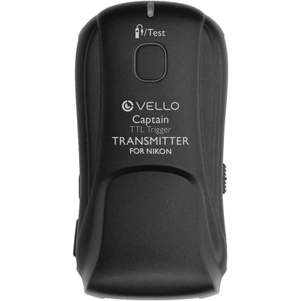 Vello FreeWave Captain Sistema de Disparador Inalámbrico TTL Nikon 2.4 GHz Alcance 300'
