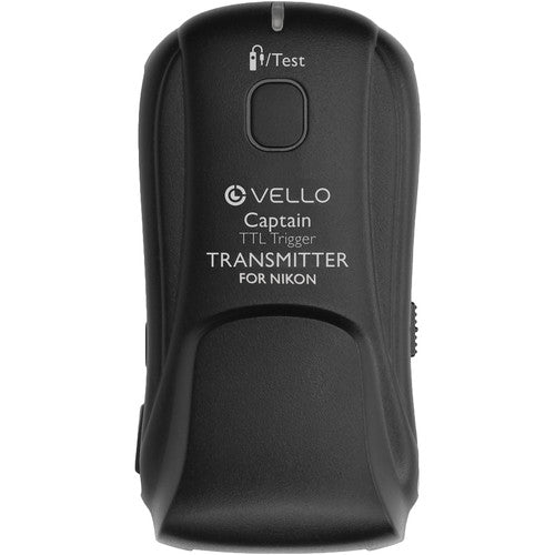 Vello FreeWave Captain Sistema de Disparador Inalámbrico TTL Nikon 2.4 GHz Alcance 300'