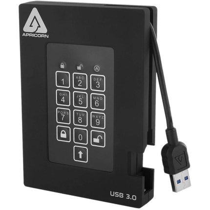 Apricorn 500GB Aegis Fortress FIPS 140-2 Disco Duro Portátil USB 3.2 Gen 1