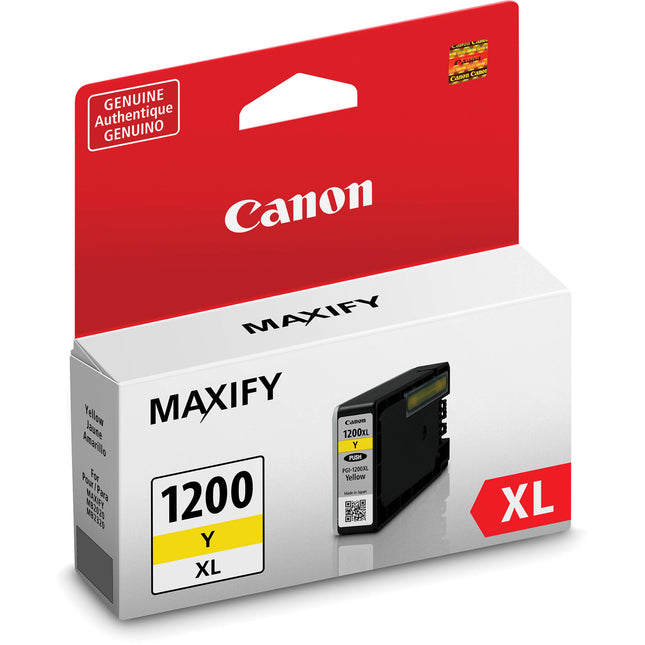 Canon PGI-1200XL Cartucho de tinta amarilla para impresora MAXIFY 935 páginas