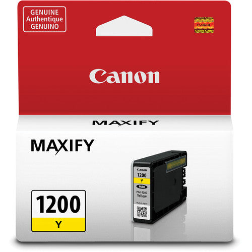 Cartucho de tinta amarilla Canon PGI-1200 para impresoras MAXIFY MB2020 rendimiento 312 páginas