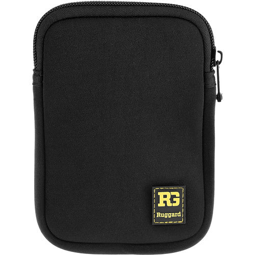Funda Ruggard Neopreno para Discos Duros Portátiles con Bolsillo Exterior y Cierre con Cremallera