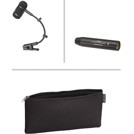 Audio-Technica Pro 35 Micrófono Instrumento Condensador Cardioide con Montura y Filtro Antiviento