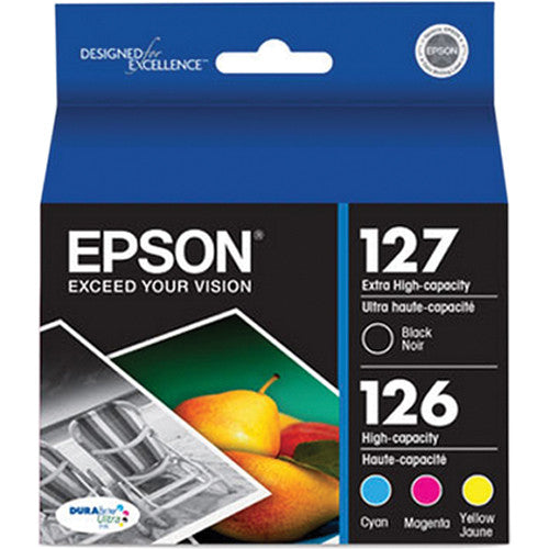 Epson 126 127 Cartuchos de Tinta Combo Pack Alta Capacidad DURABrite