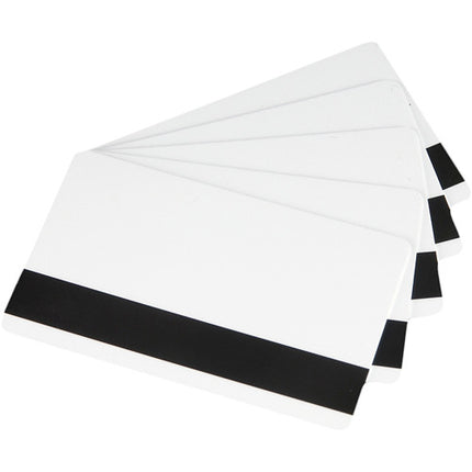 Fargo CR-80 UltraCard Tarjetas PVC con Banda Magnética Alta Coercividad 30 mil 500 unidades