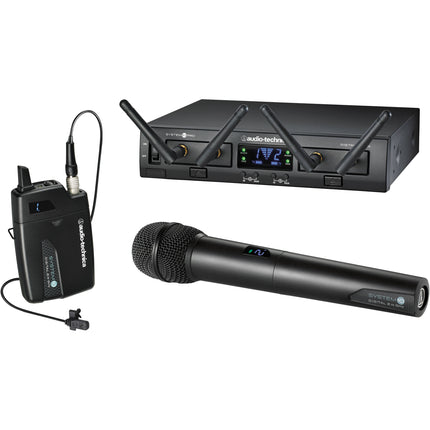 Audio-Technica ATW-1312/L System 10 PRO Sistema inalámbrico dual canal microfono lavalier y de mano 7 horas bateria rango 60 metros