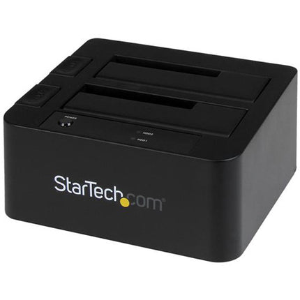 StarTech estación de acoplamiento para disco dual 2.5 3.5 HDD SSD USB 3.0 eSATA 6 Gbps con UASP