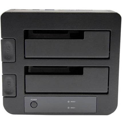 StarTech estación de acoplamiento para disco dual 2.5 3.5 HDD SSD USB 3.0 eSATA 6 Gbps con UASP