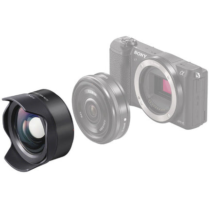 Sony Ultra Wide Converter para lentes Alpha E-Mount con estuche y capsulas