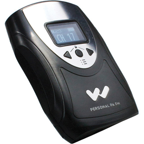 Williams Sound PFM PRO Sistema de Audio Personal FM Recargable 150 pies 17 Canales