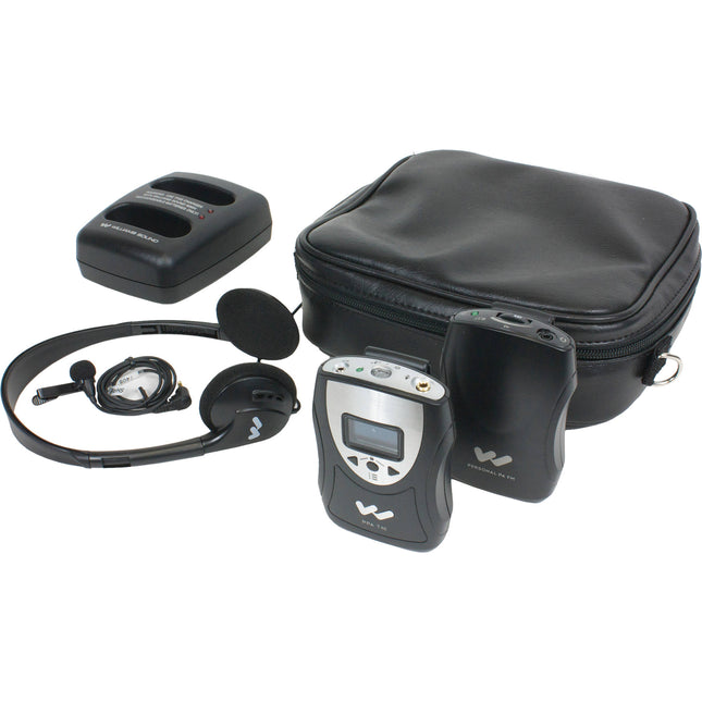 Williams Sound PFM PRO Sistema de Audio Personal FM Recargable 150 pies 17 Canales