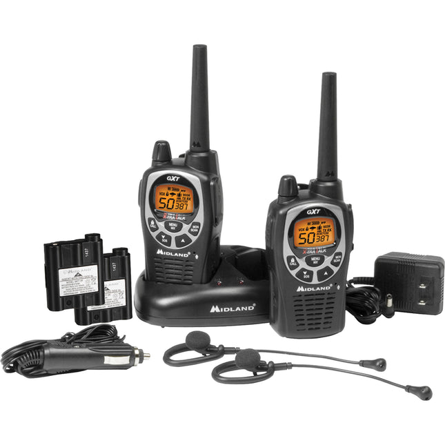 Midland GXT1000VP4 Radio Comunicador Compacto Doble 36 Millas 50 Canales