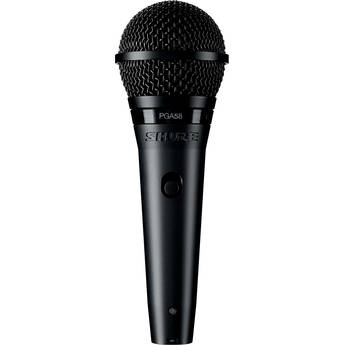Shure PGA58-QTR Micrófono Cardioide Dinámico Vocal Con Interruptor On/Off