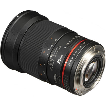 Samyang 35mm f/1.4 AS UMC objetivo para Canon EF apertura f/1.4-22 y enfoque manual